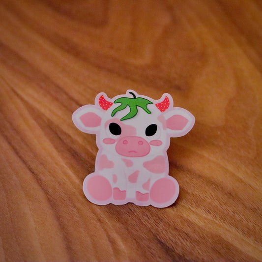 Strawberry Cow Sticker