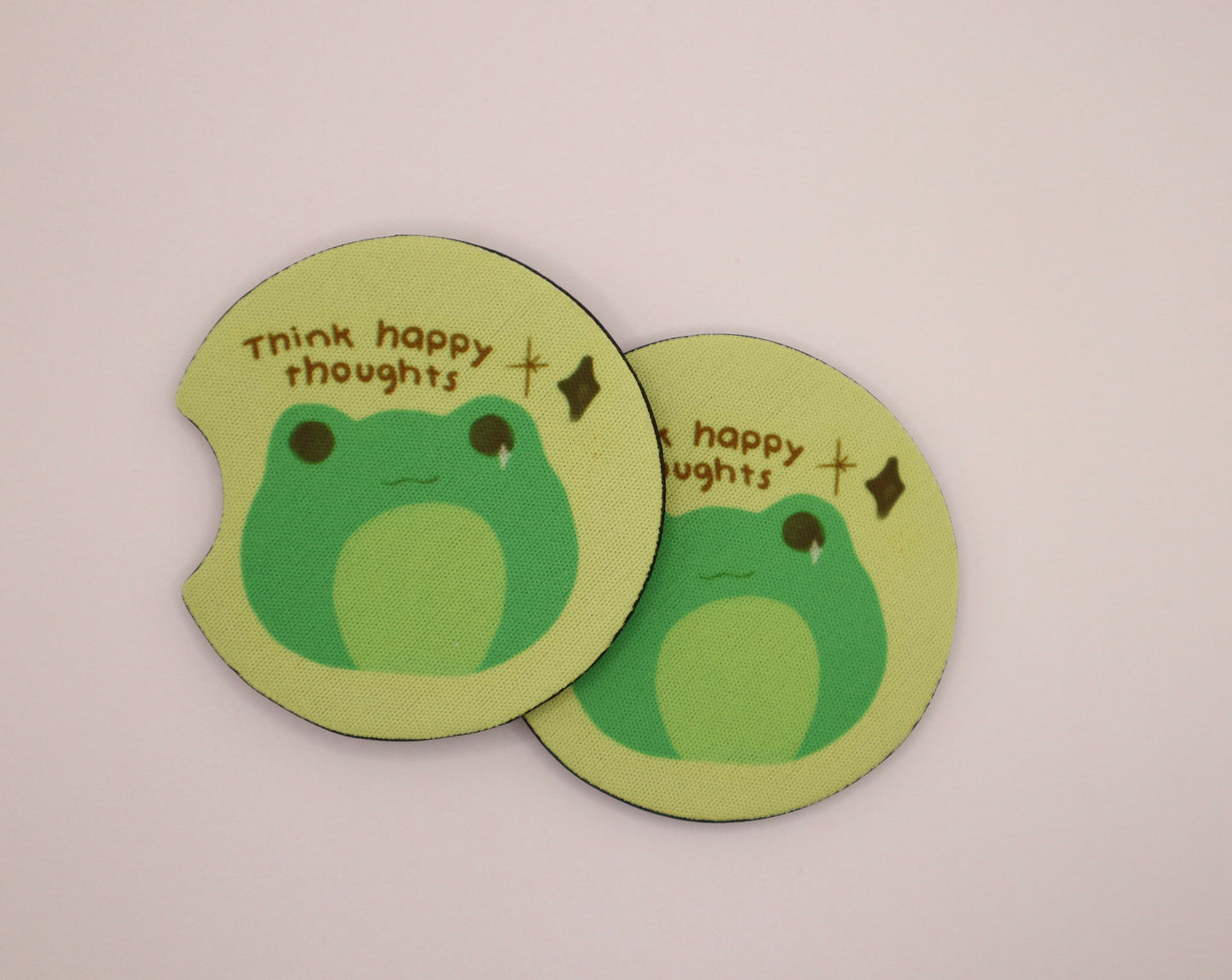 Positive Frog Car Coaster