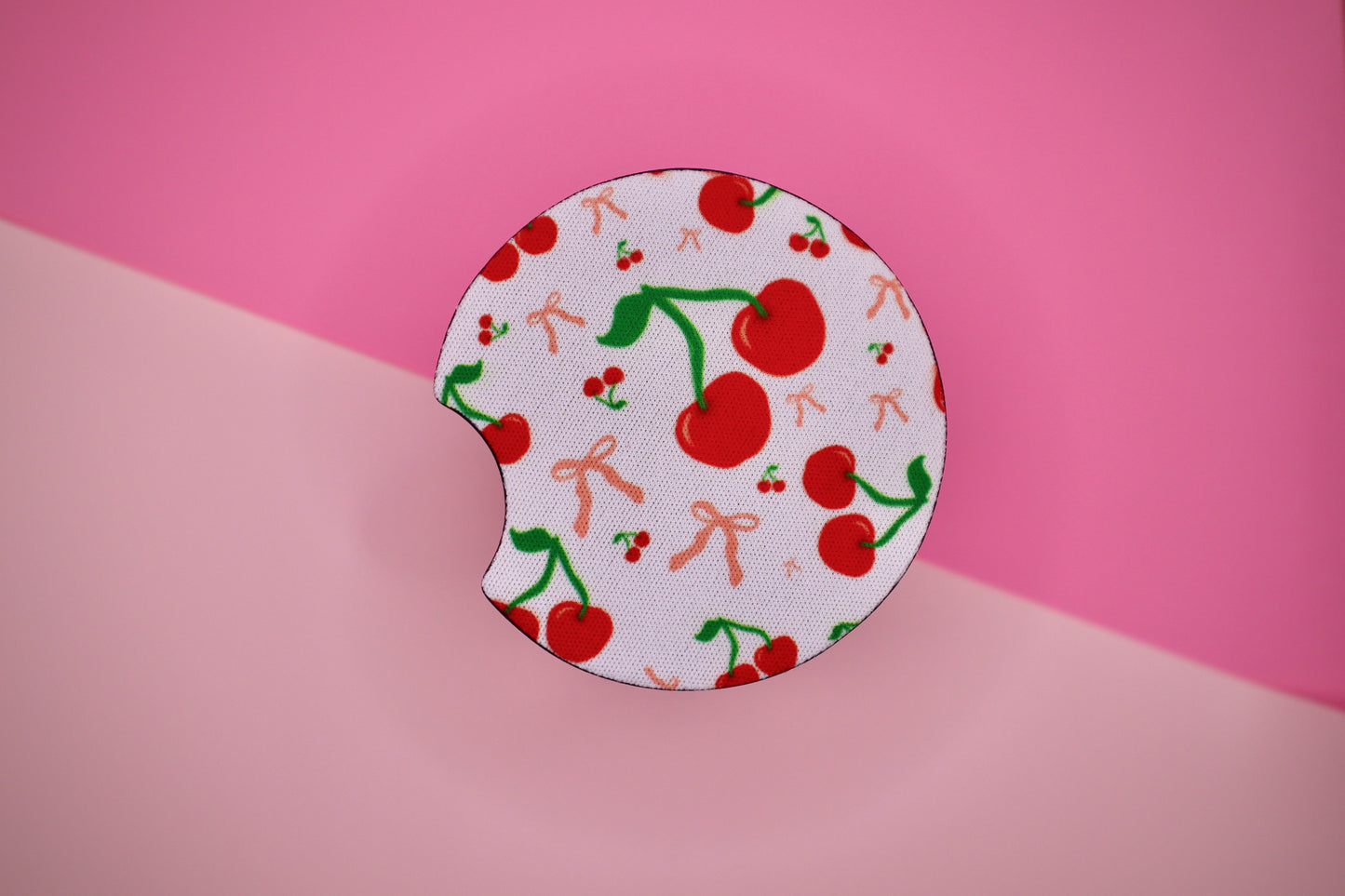 Cherry Coquette Car Coaster